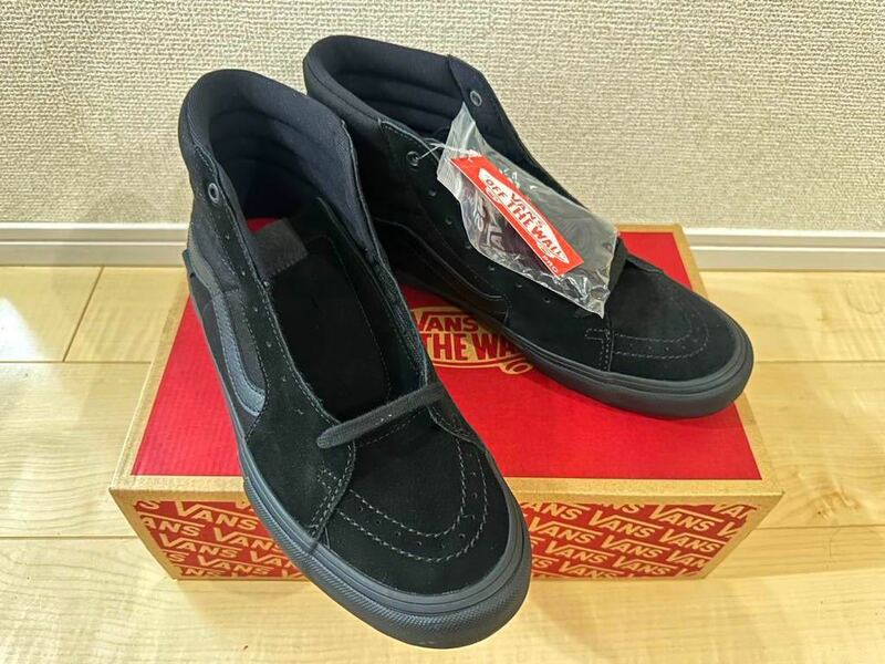 VANS PRO SK8HI BLACK OUT バンズ プロ スケートハイ ブラックアウト US 10.5 28.5 新品未使用品　廃盤　レア