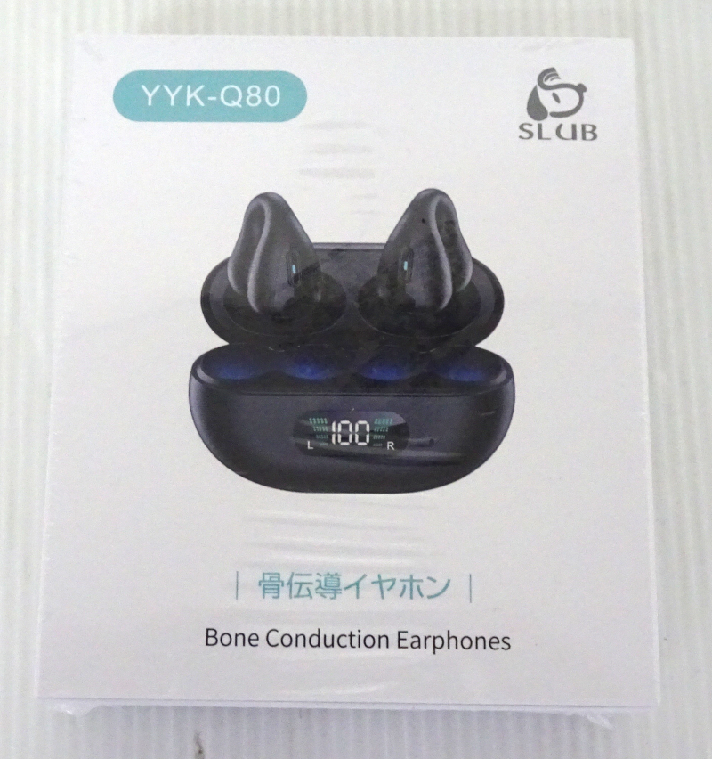 未開封品!!SLUB　スラブ　ワイヤレス　骨伝導イヤホン　YYK-Q80