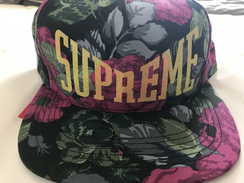 新品 未使用 国内正規品 ◆ Supreme Floral 5-Panel Cap ◆ 18ss Week19 Supreme 代官山店舗購入商品