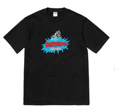 新品 未使用 国内正規品 ◆ Supreme Ganesh Tee Black／黒 サイズM ◆ 18ss Week19 Supreme 