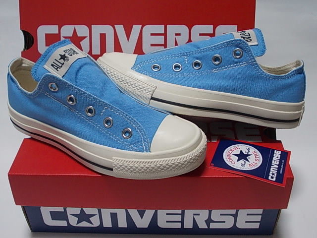 新品 コンバース AS スリッポン 3 OX LT.BLUE 24,5cm ラスト 1足\4250即決am21lsc