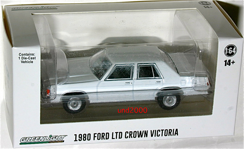 Greenlight 1/64 1980 Ford LTD Crown Victoria Policeフォード クラウン ビクトリア ベース車 ポリスカー Hot Pursuit グリーンライト