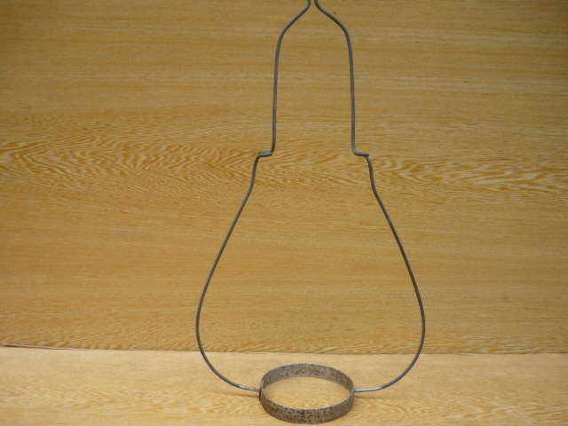 つる　A-1　吊り手金具 　吊りランプ用　アンティーク　　照明　インテリア用