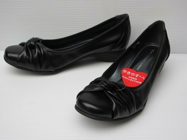 セール SALL 21.5 ANNA COLLECTIN AC527 アンナコレクション 婦人 靴 レディース 葬式 冠婚葬祭 フォーマル シューズ ローヒール パンプス