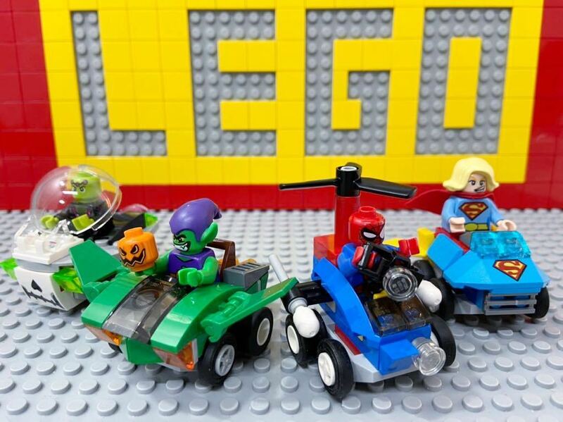 ☆スーパーヒーローズ☆ レゴ　ミニフィグ　乗り物　スパイダーマン　スーパーガール　など　( LEGO 短足 マーベル DCコミックヒーロー