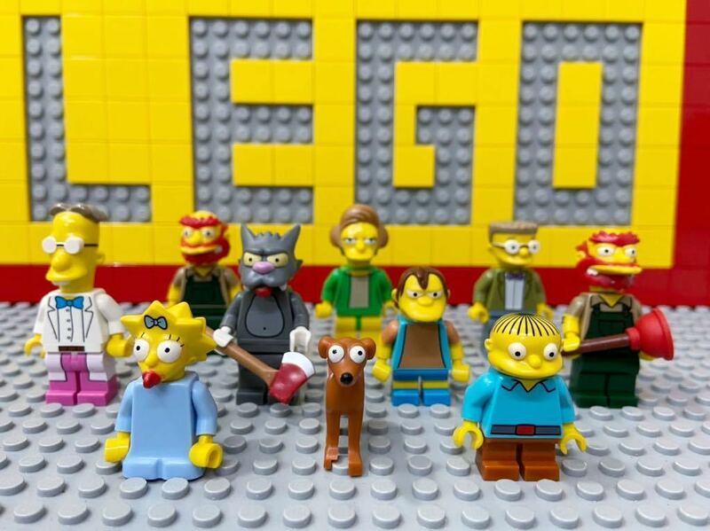 ☆シンプソンズ☆ レゴ　ミニフィグ　大量10体　フリンク教授　マギー　ウィリー　エドナ　スミサーズ　スクラッチー　など　( LEGO 人形