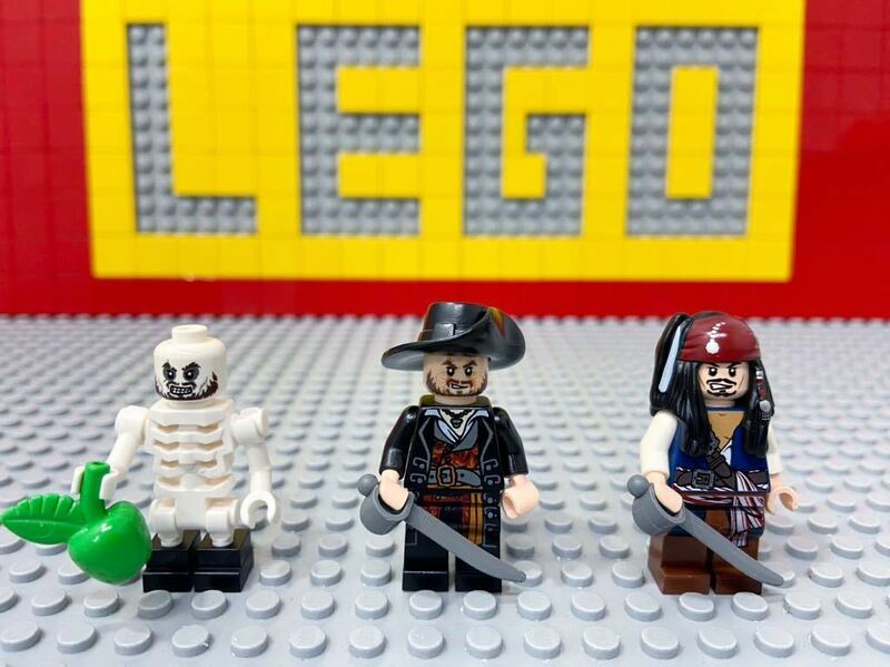 ☆パイレーツオブカリビアン☆ レゴ　ミニフィグ　キャプテン・バルボッサ　ジャックスパロウ　4181 ( LEGO 人形 海賊 パイレーツ