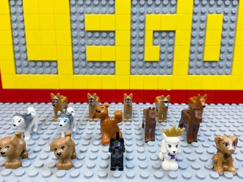 ☆犬☆ レゴ　動物ミニフィグ　大量　ゴールデンレトリバー　シベリアンハスキー　小型犬　など　( LEGO 人形 ペット フレンズ
