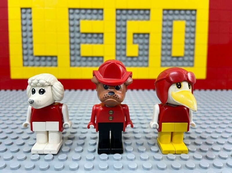 ☆ファビュランド☆ レゴ　ミニフィグ　犬　鳥　3体セット　( LEGO 人形 動物　B22031