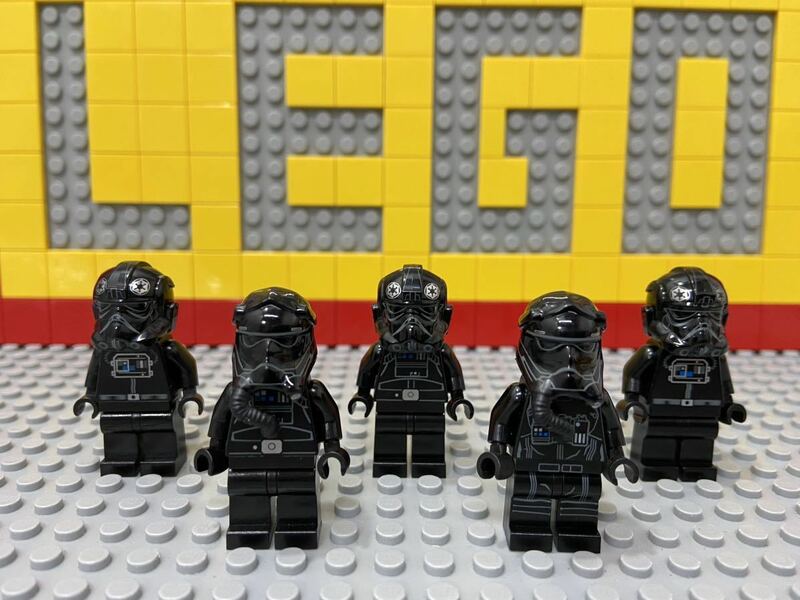 ☆スターウォーズ☆ レゴ　ミニフィグ　タイファイター・パイロット　兵士　( LEGO 人形 帝国軍 B10912
