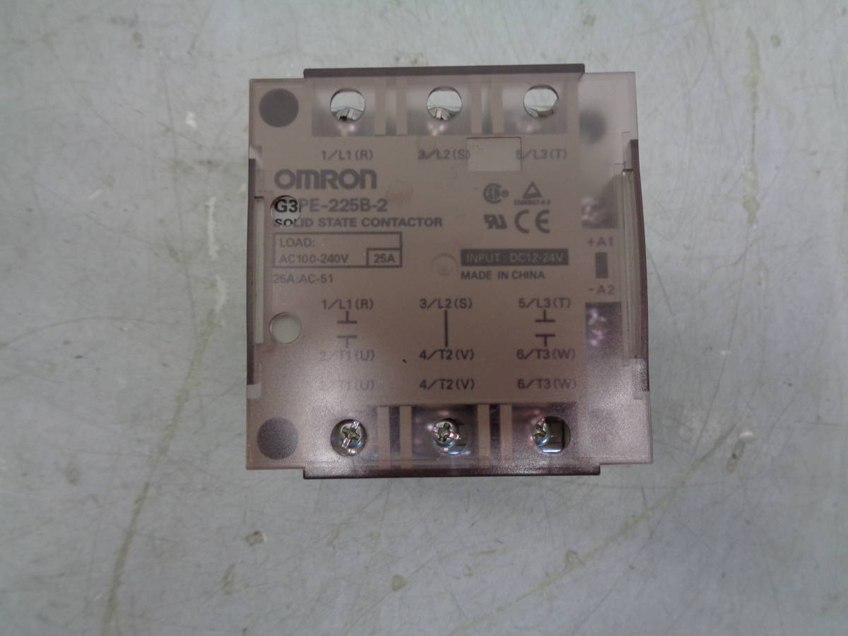 MK8286 オムロン(omron) ヒータ用ソリッドステート・コンタクタ G3PE-225B-2