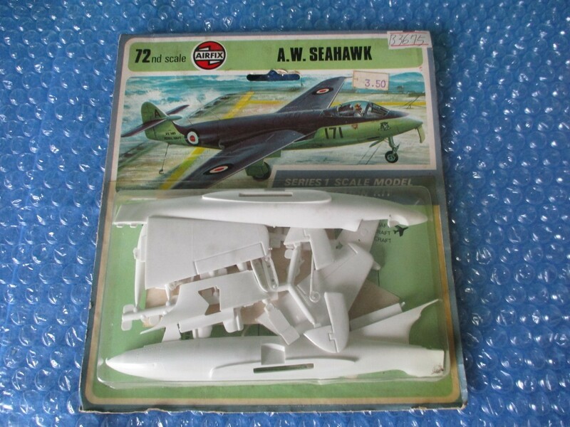 プラモデル エアーフィックス AIRFIX 1/72 A.W.シーホーク A.W.SEAHAWK 未開封 未組み立て 昔のプラモ 海外のプラモ