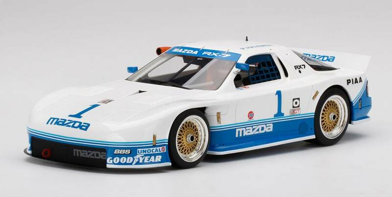 ■トップスピード 1/18 1990 マツダRX-7 GTO #1 IMSA ミッドオハイオ250km優勝