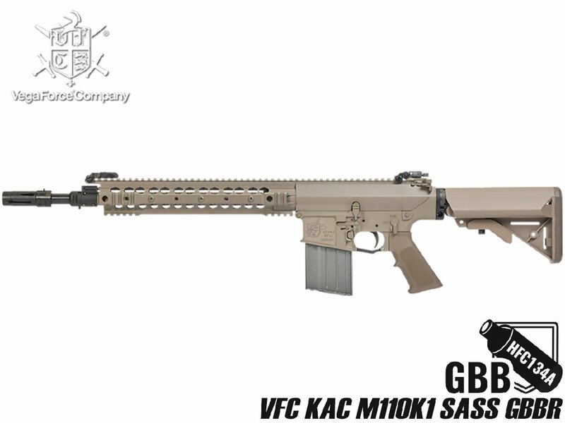 VF2J-LM110K1-TN01　VFC KAC M110K1 SASS GBBR (JPver./Knight's Licensed)