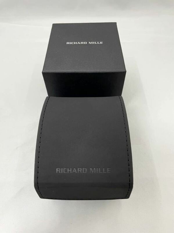 未使用品　リシャール ミル　時計ケース　ブラック　時計BOX 1本用　RICHARD MILLE 非売品 携帯ケース　ノベルティー リシャールミル