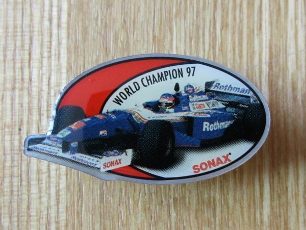 古い ピンバッジ : F1 1997 ロスマンズ ウィリアムズ ルノー 車 ピンズ #W
