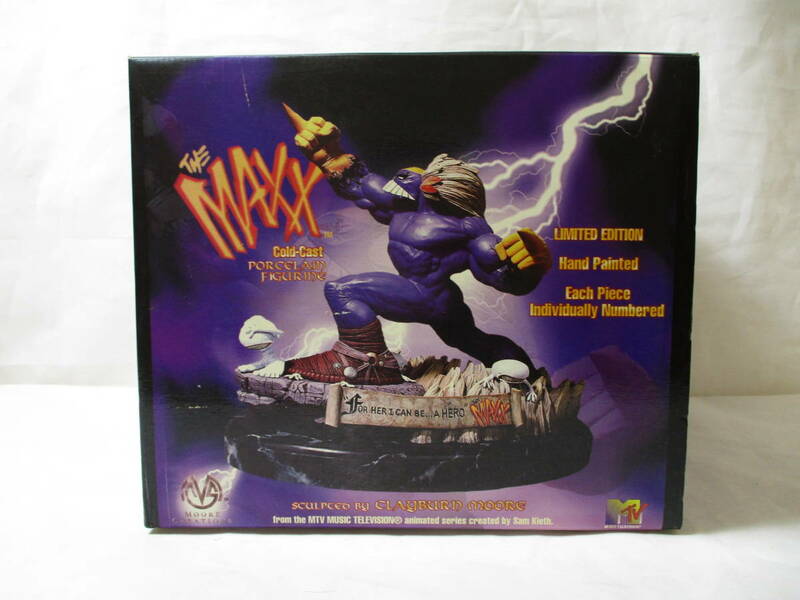 MOORE CREATIONS COLD CAST PORCELAIN FIGURINE THE MAXX　3500体限定　中古品　スポーン