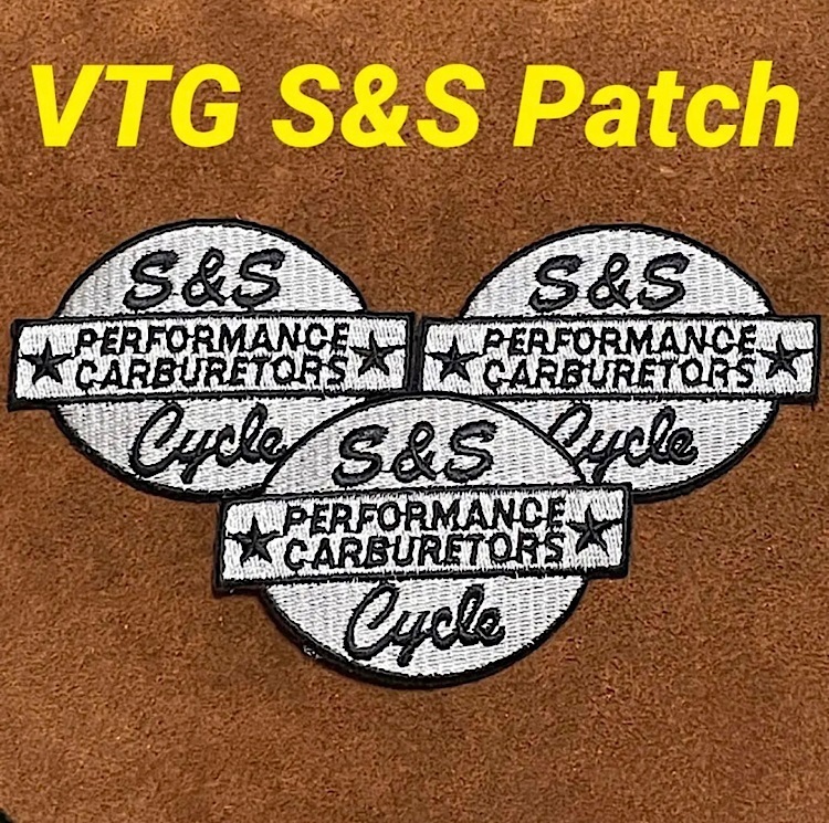 S&S ビンテージ ワッペン ハーレーダビッドソン モーター系 デッドストック バイカー ヴィンテージパッチ S&S Cycle PERFORMANCE Vintage