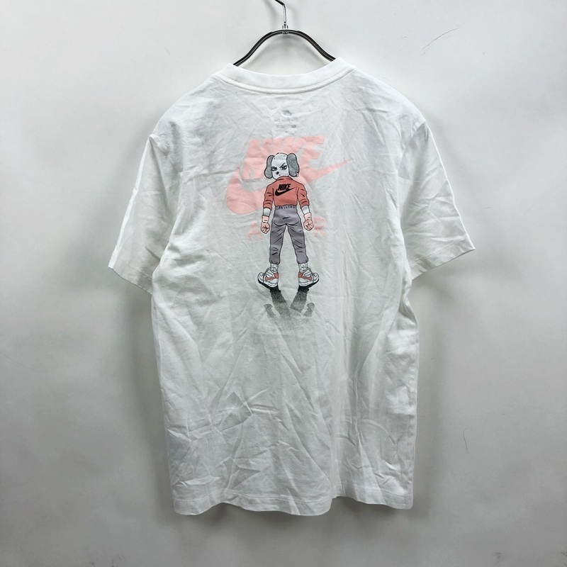 NIKE/ナイキ 半袖Tシャツ ロゴ バックプリント コットン100％ ホワイト サイズM