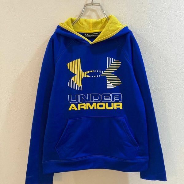 UNDER ARMOUR/アンダーアーマー プルオーバーパーカー ブルー 青 ジュニア YMD 140