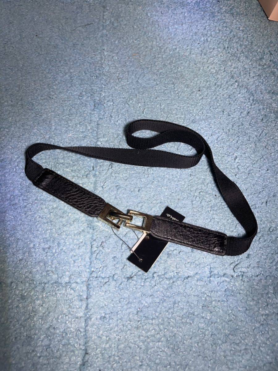 新品　アウトレット商品　ゴムベルト　Lサイズ　黒