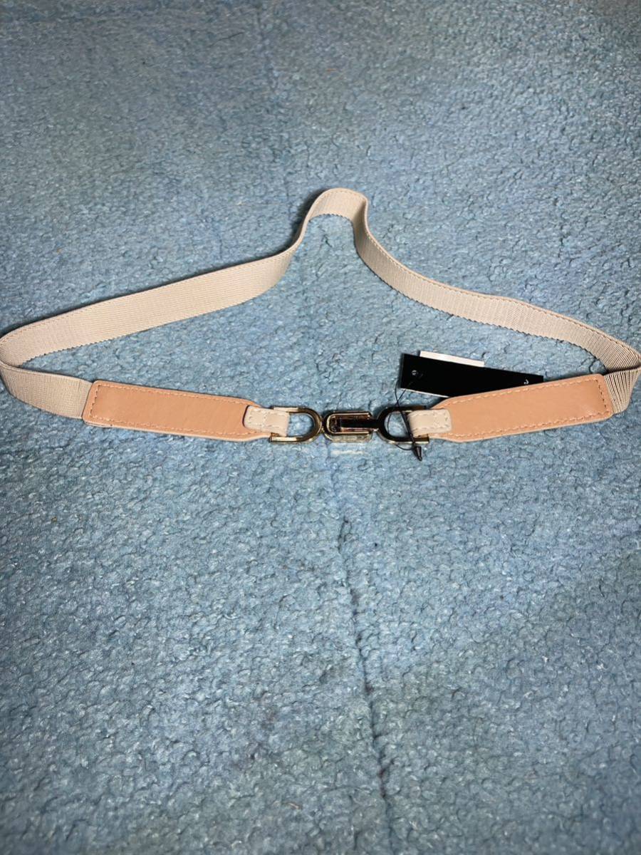 新品　アウトレット品　ゴムベルト　ベージュ　80センチ〜95センチ