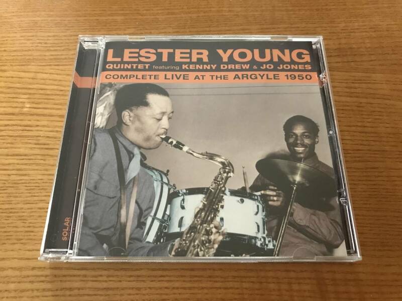 【送料込】LESTER YOUNG / COMPLETE LIVE AT THE ARGYLE 1950 Lester Young Quintet featuring Kenny Drew & Jo Jones