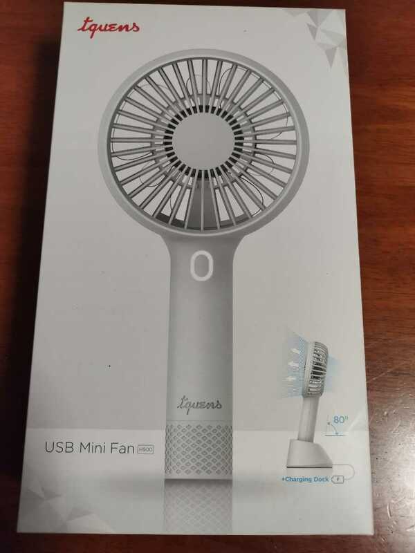 spigen USB mini fan H900 充電式