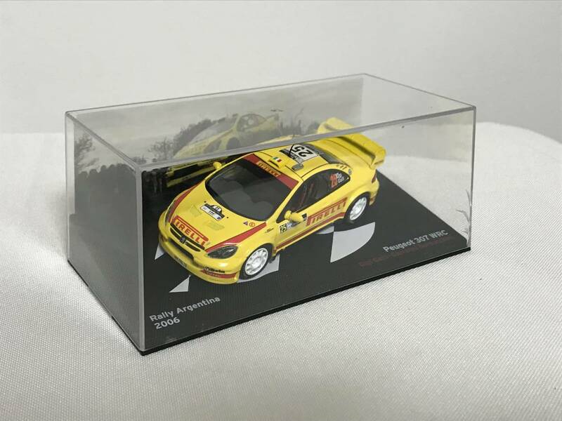 ラリーカーコレクション 【93 プジョー・307 WRC 2006】模型★デアゴスティーニ ミニカー