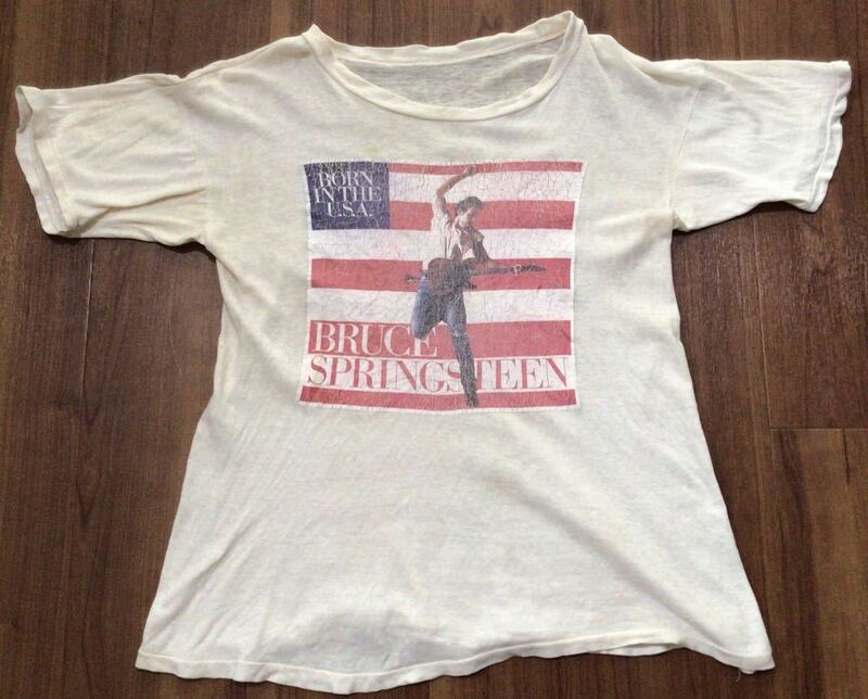 1985年製 Bruce Springsteen “Born in the USA”ツアーTシャツ ロック バンドTシャツ ブルース・スプリングスティーン　ヴィンテージ