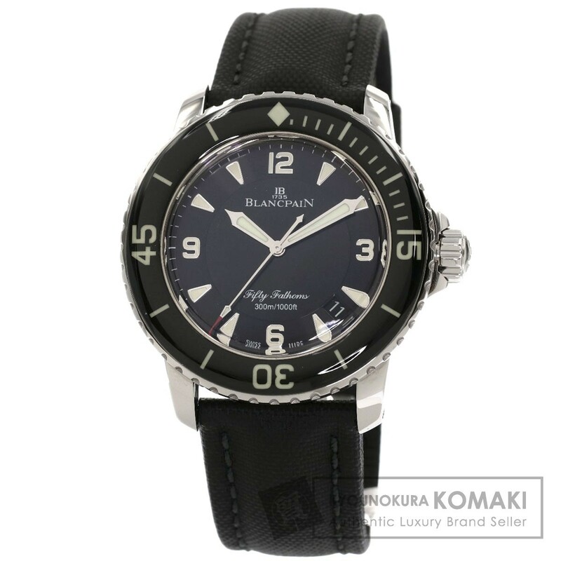 Blancpain ブランパン 5015-1130-52A フィフティ ファゾムス 45mm 腕時計 ステンレススチール ファブリック メンズ 中古