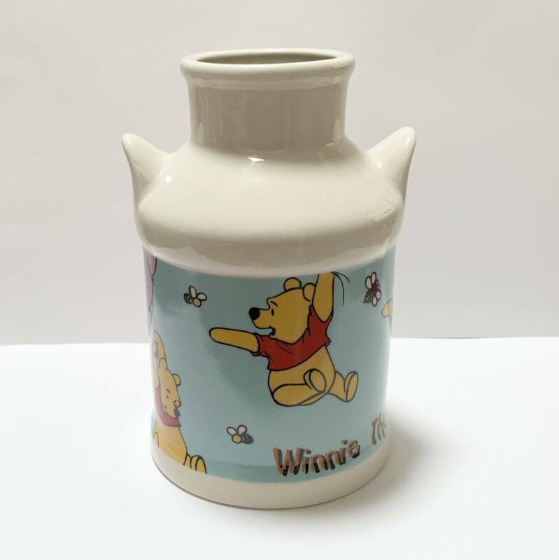 レトロ　Winnie the Pooh くまのプーさん 陶器製入れ物 ディズニー