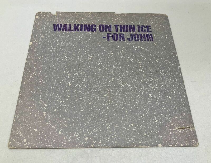 R58306▲US盤 YOKO ONO/WALKING ON THIN ICE/IT HAPPENED EPレコード オノヨーコ/FOR JOHN