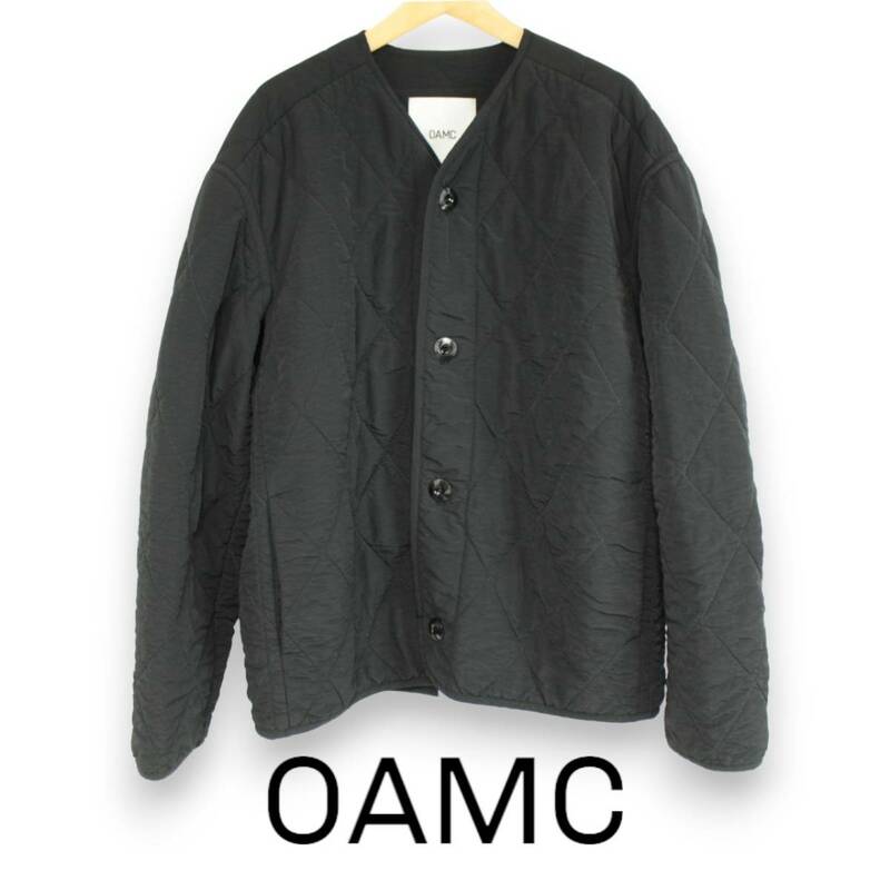 OAMC コンバットライナー　キルティングジャケット ブラック Sサイズ