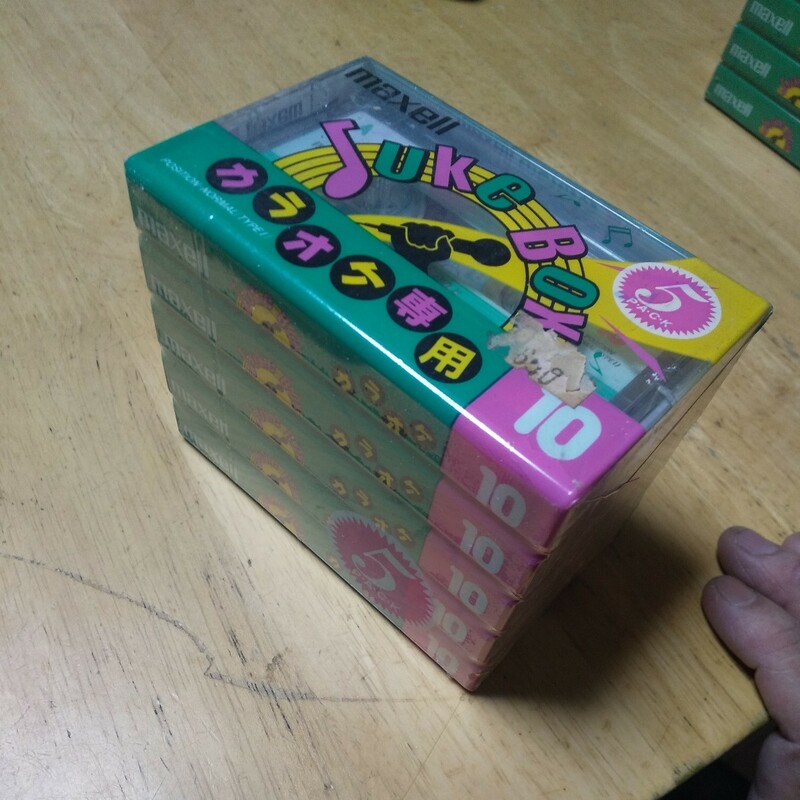 新品カセットテープ【maxell/ Juke Box 10分 5個パック】