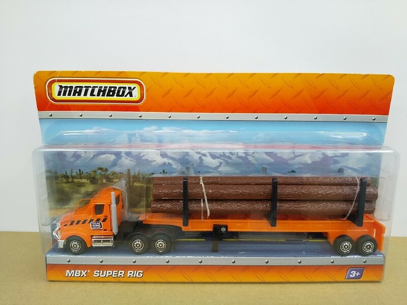 ■ MATCHBOXマッチボックス R0658 MBX SUPER RIG スーパーリグ 木材運搬トレーラーミニカー
