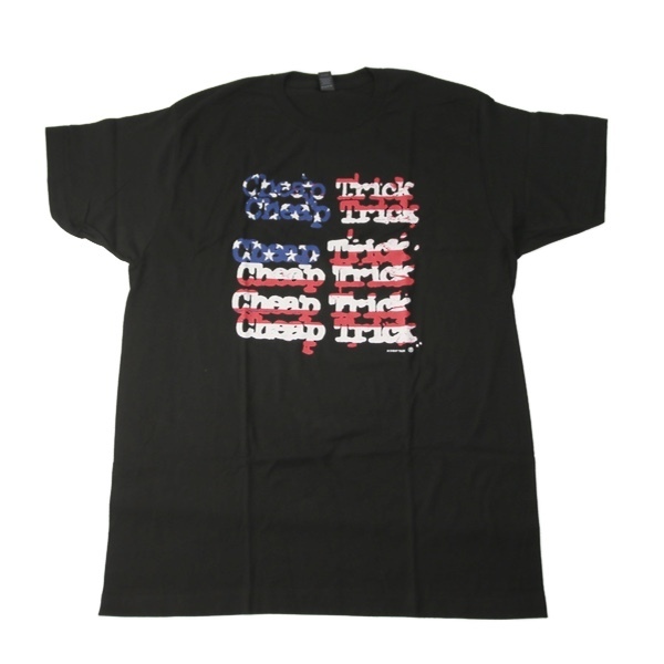 (XL) チープトリック 　星条旗 ロゴ オフィシャル バンド Tシャツ (新品)CHEAP TRICK【メール便可】 [9017849]