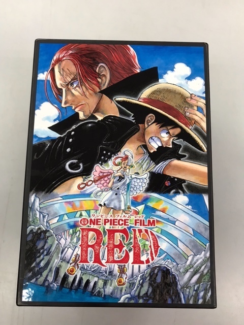 #GD045中古Blu-ray【映画ワンピース フィルムレッド　ブルーレイ　初回特典付き 限定スチールケース&クリアカバー&ウタクリアカード付】