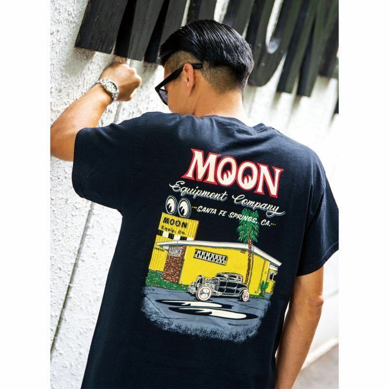 送料込み XLサイズ MOONEYES MOON Equipment Company Tシャツ ムーンアイズ ムーン イクイップメント カンパニー 企業Ｔシャツ