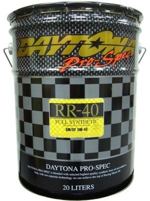 全合成油 DAYTONA(デイトナ) Pro-Spec RR-40 SM/CF C3 5W-40 20L缶