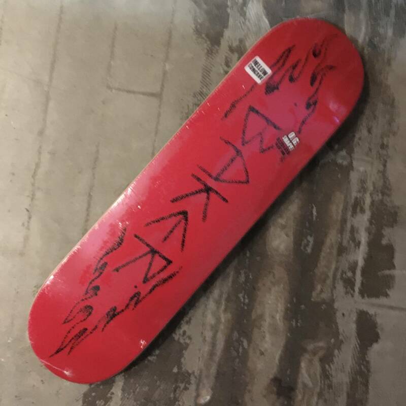 【BAKER】 DECK Hawk RED FEATHERS 8.125 ベイカー デッキ スケートボード スケボー allmost flip SANTA CRUZ