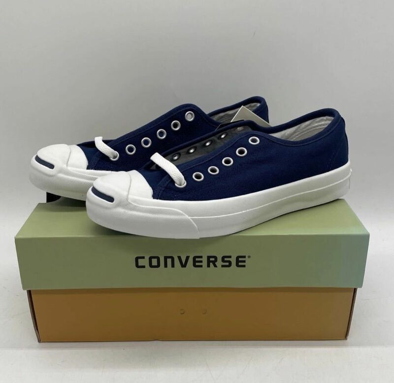 【23.5cm】新品 CONVERSE JACK PURCELL NAVY コンバース ジャックパーセル ネイビー インドネシア製 (1CJ801) 2298