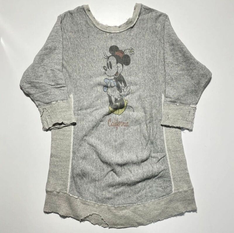 【One Size】JACKSON MATISSE Disney 3/4 Sleeves Sweat ジャクソンマティス ディズニー ミニーマウス 七分袖 スウェット 日本製 R194