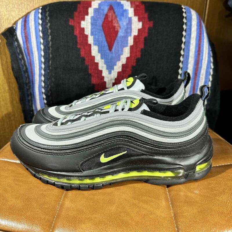 ★未使用 並行輸入品 nike air max 97 PURE PLATINUM VOLT BLACK WHITE 27.5cm US9.5 UK8.5 ナイキ エアマックス DX4235-001 KITH atmos★