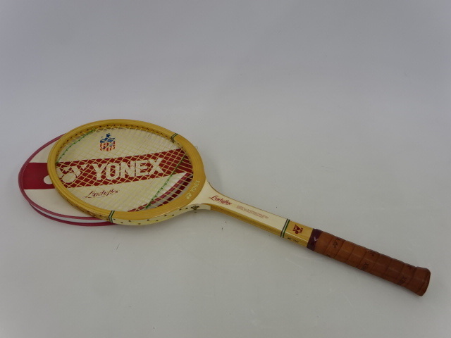 K2-0660 ● YONEX Ladyflex ヨネックス レディフレックス テニスラケット カバー付き ビンテージ