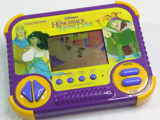 再値下 Disney's The HUNCHBACK of NOTREDAME TIGER ノートルダムの鐘 タイガー ディズニー レトロ ゲーム lsi lcd ビンテージ 電子ゲーム