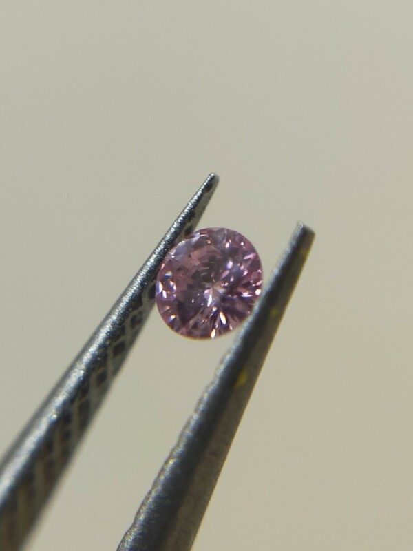 0.044ct F.P.P 天然ピンクダイヤ ルース fancy purprish pink ファンシーパープリッシュピンク 天然ダイヤモンド 中央宝石研究所 CGL