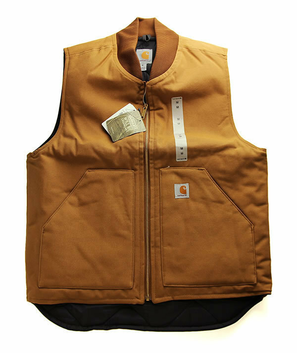 CARHARTT (カーハート) US (V01) ベスト ジャケット M Duck Vest BROWN ブラウン (XL)