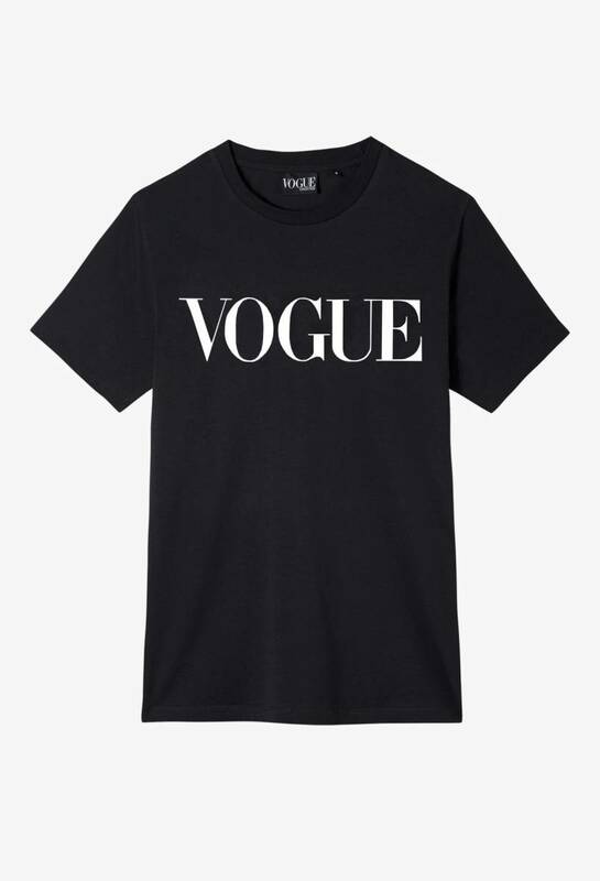 正規本物　美品　VOGUE　Tシャツ　ヴォーグ　ジャパン　sサイズ　黒　白ロゴ　オーガニックコットン　モード