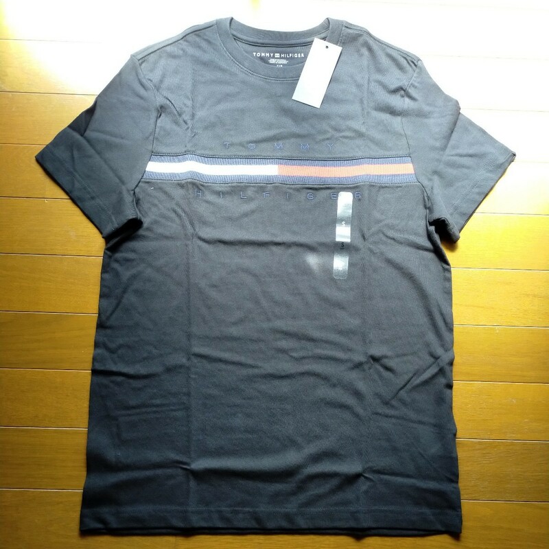 TOMMY トミー 半袖 ロゴTシャツ Sサイズ ブラック 半袖Tシャツ 定価5500円(税込) y7881-1-HZ9